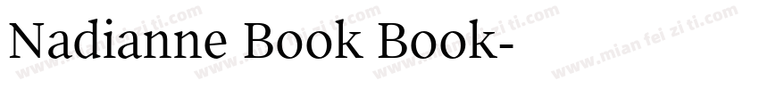 Nadianne Book Book字体转换